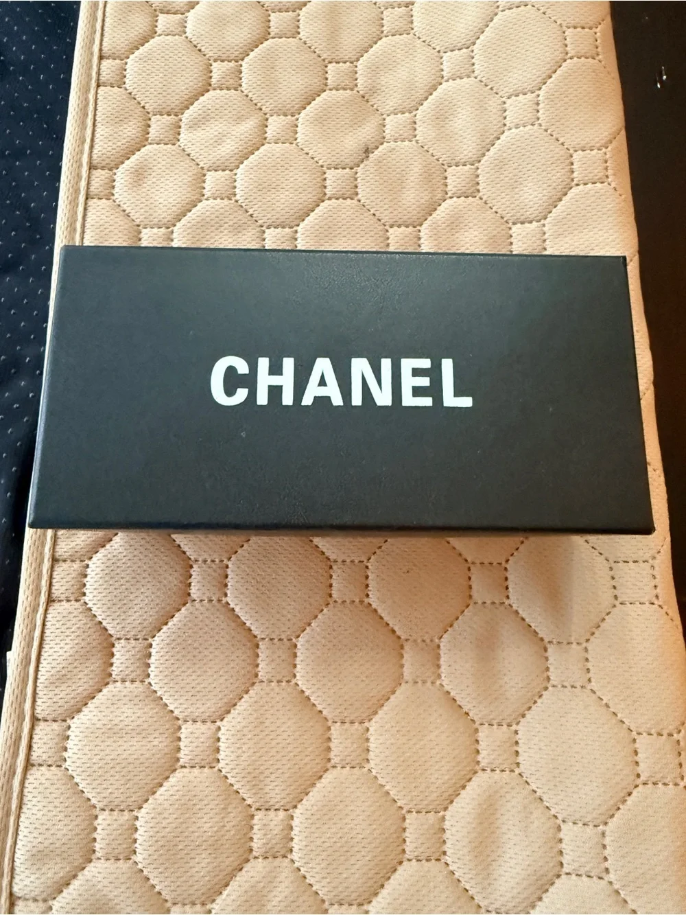 CHANEL Black-on-Black Interlocking CC Sunglasses New in Original packaging.
